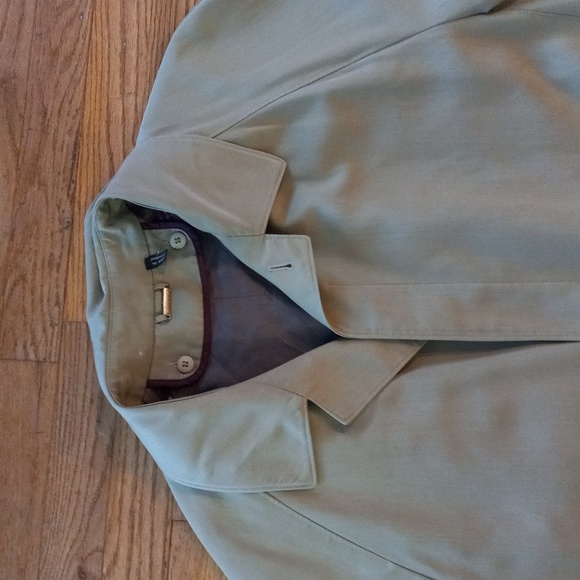 SANYO full length TRENCH COAT! MENS 46 - Picture 3 of 16
